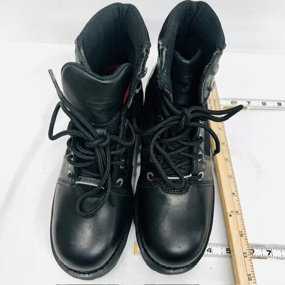 Collection Harley-Davidson 18 x9x11 Duffel Bag+Booth Sz 10M+Leather Glove+Beanie - Picture 11 of 16